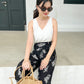 Tania Wrap Pants - Black Bohemian