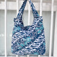 Peace Cotton Batik Bag - Spring Turquoise