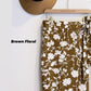 Naomi Wrap Skirt - Floral Brown [LAST PIECE]