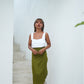 Naomi Wrap Skirt - Olive