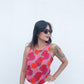 Layla Shell Top - Pink/Red