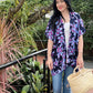 Kyla Kimono - Purple Bloom
