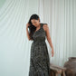 Zana Toga Maxi Dress - Alluring Black