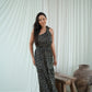 Zana Toga Maxi Dress - Alluring Black