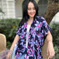 Kyla Kimono - Purple Bloom