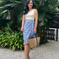 Naomi Wrap Skirt - Sakura Blue
