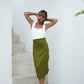 Naomi Wrap Skirt - Olive
