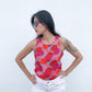 Layla Shell Top - Pink/Red