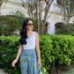 Tania Wrap Pants - Navy Tribal