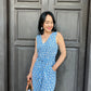 Mia Jumpsuit - Floral Blue