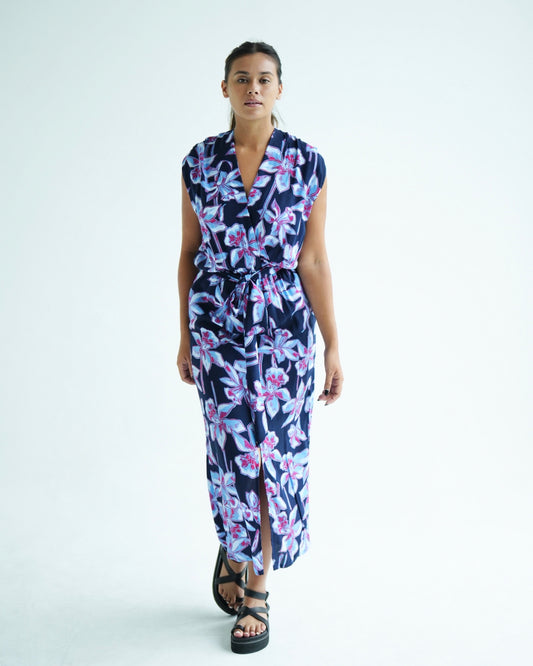 Sofia Dress - Purple Bloom