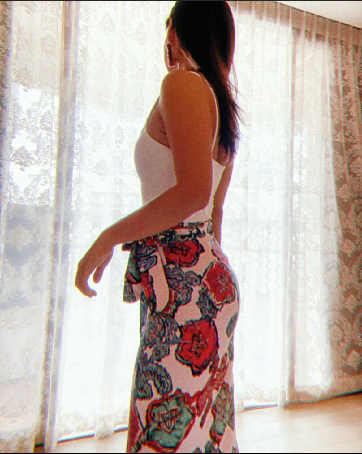 Ruth Wrap Skirt In Bohemian Pink [last piece]