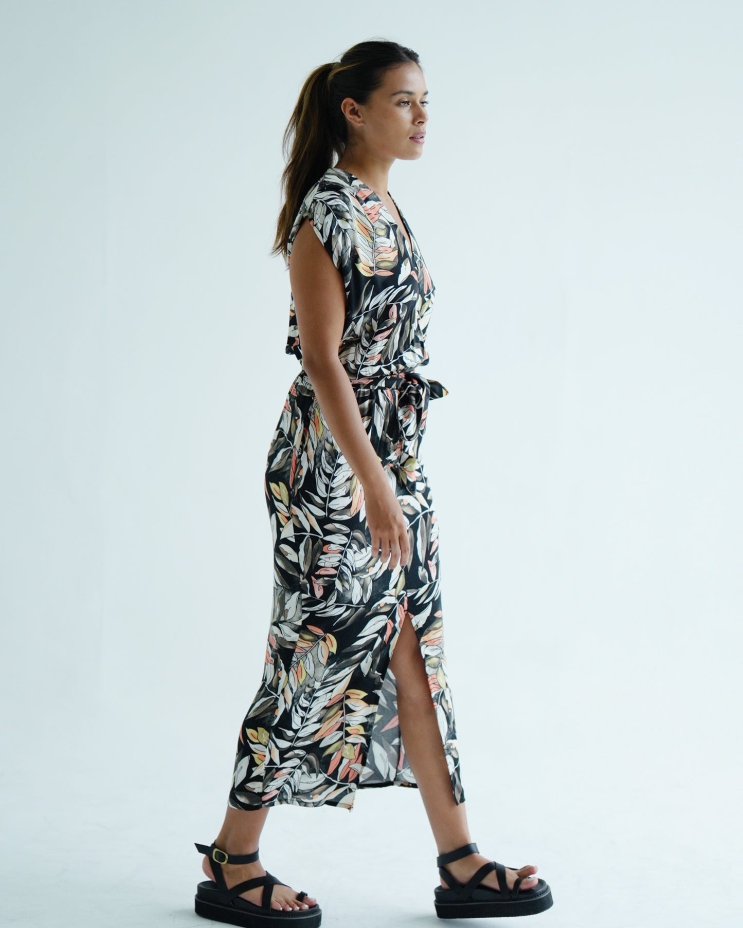 Sofia Dress - Earth Garden
