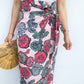Ruth Wrap Skirt In Bohemian Pink [last piece]